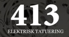413 ELEKTRISK TATUERING logotyp