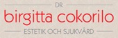 DR BIRGITTA COKORILO logotyp