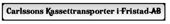 CARLSSONS KASSETTRANSPORTER I FRISTAD AB logotyp