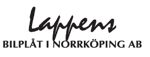 LAPPENS BILPLÅTSLAGERI I NORRKÖPING AB logotyp