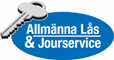 ALLMÄNNA LÅS & JOURSERVICE logotyp