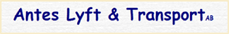 ANTES LYFT- OCH TRANSPORT AB logotyp