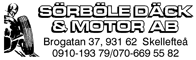 SÖRBÖLE DÄCK & MOTOR AB logotyp