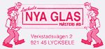 LYCKSELE NYA GLASMÄSTERI AB logotyp
