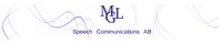 MGL SPEECH COMMUNICATION AB logotyp