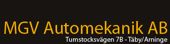 MGV AUTOMEKANIK AB logotyp