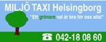 042-180180 MILJÖ TAXI logotyp