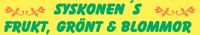 SYSKONEN´S FRUKT, GRÖNT & BLOMMOR logotyp
