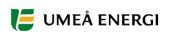 UMEÅ ENERGI AB logotyp